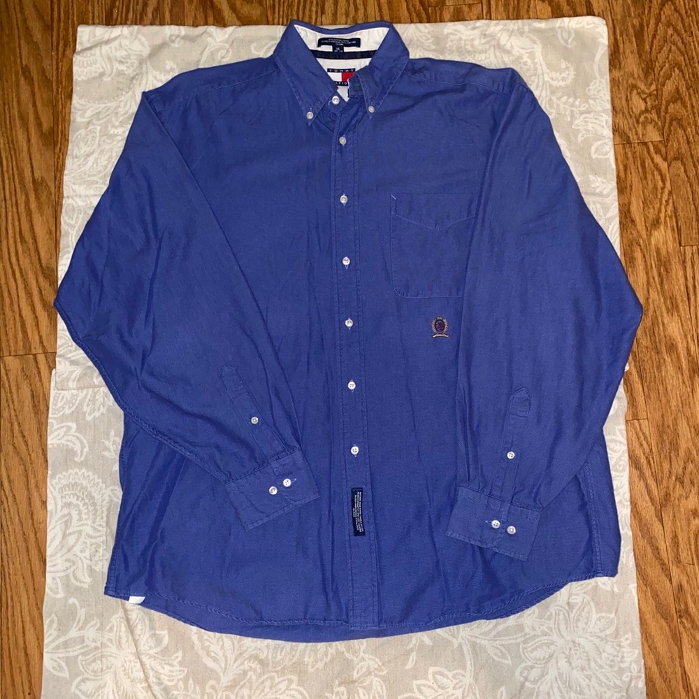 Vintage Tommy Hill figure button down
